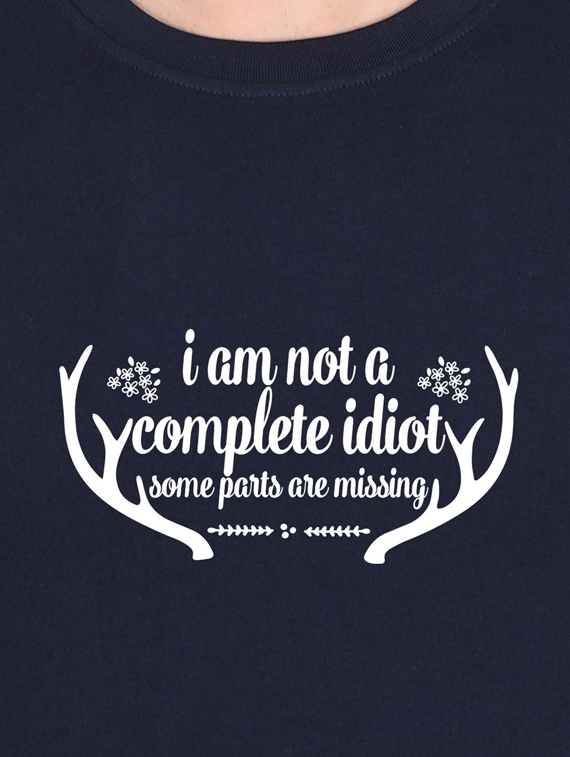 navy blue printed t-shirt - 17996770 -  Standard Image - 2