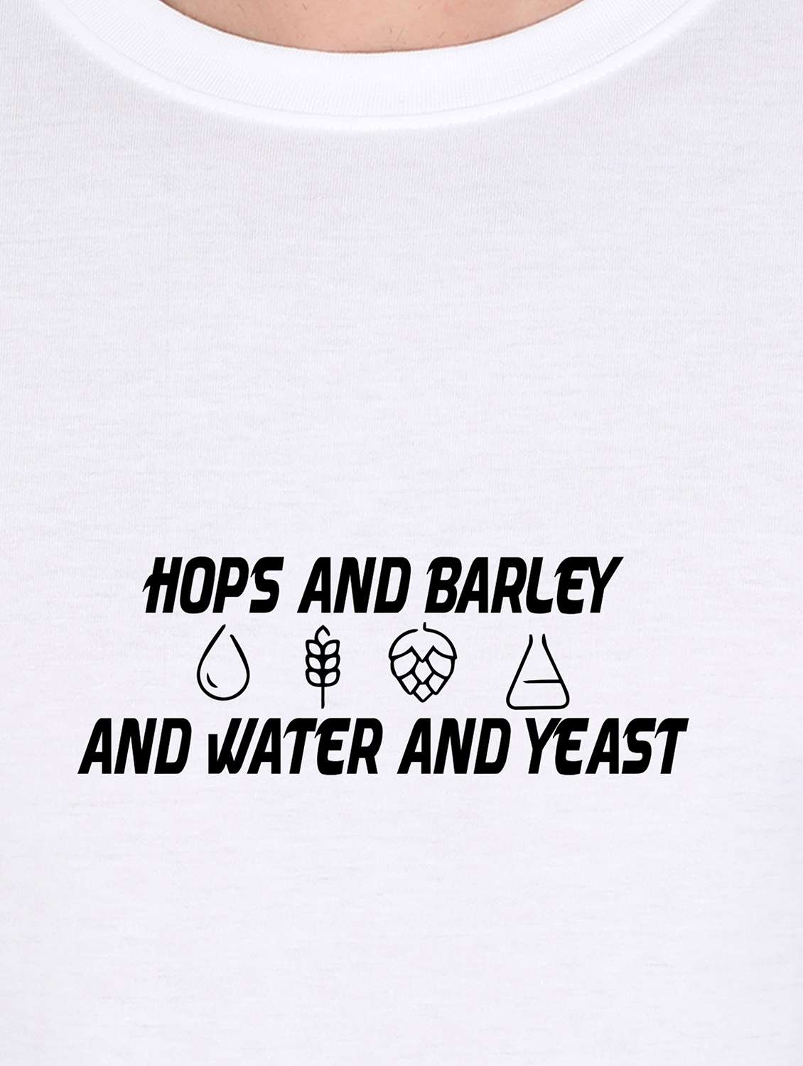 white printed t-shirt - 17996806 - Standard Image - 2