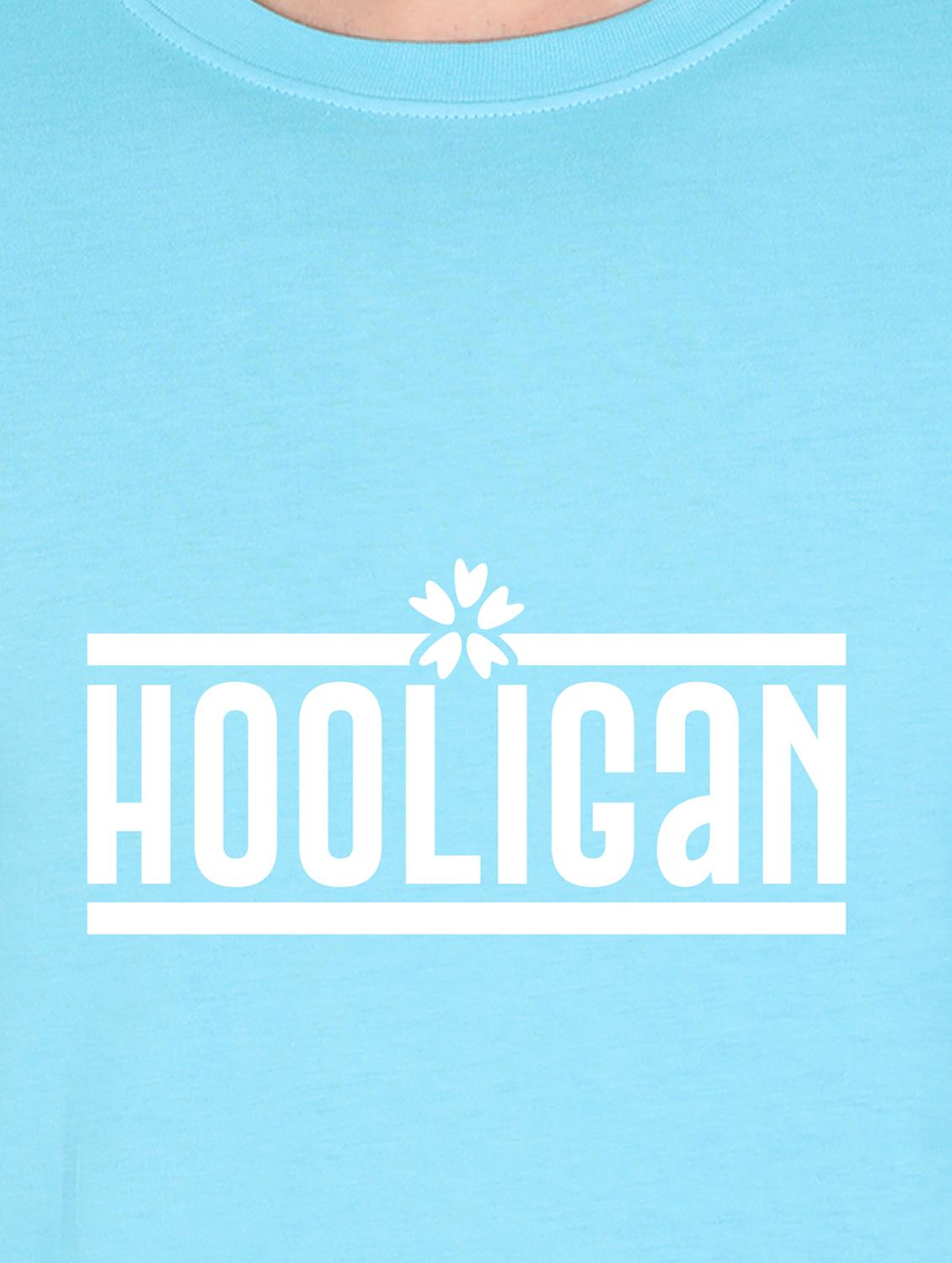 light blue printed t-shirt - 17996816 - Standard Image - 2
