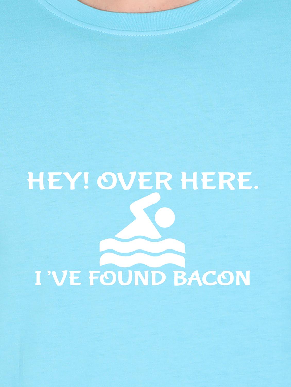 light blue printed t-shirt - 17996826 - Standard Image - 2