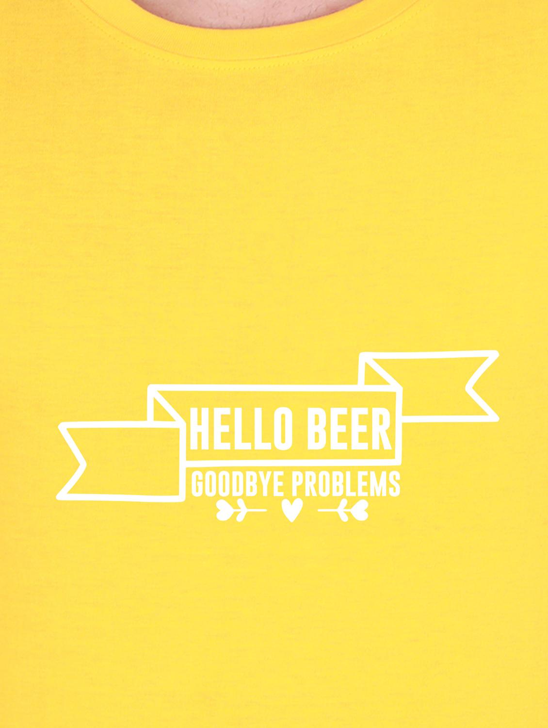 yellow printed t-shirt - 17996835 - Standard Image - 2