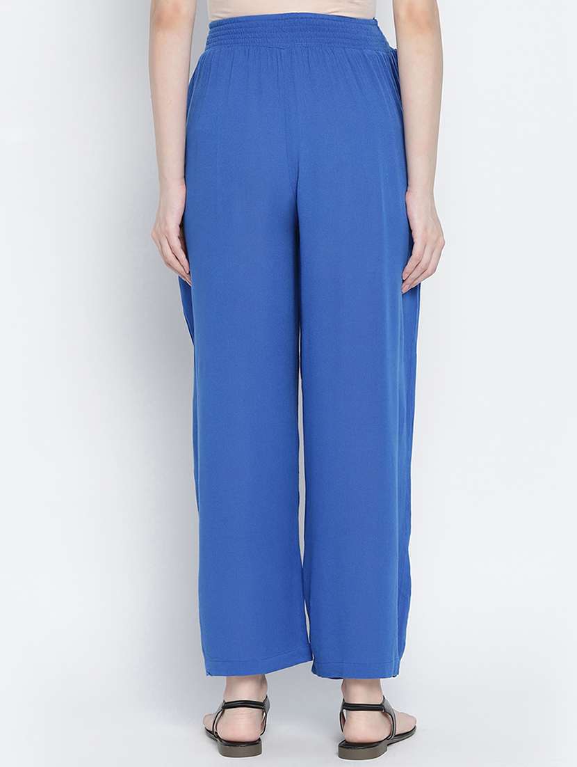 mid rise solid flat front trouser  - 17996842 -  Standard Image - 2