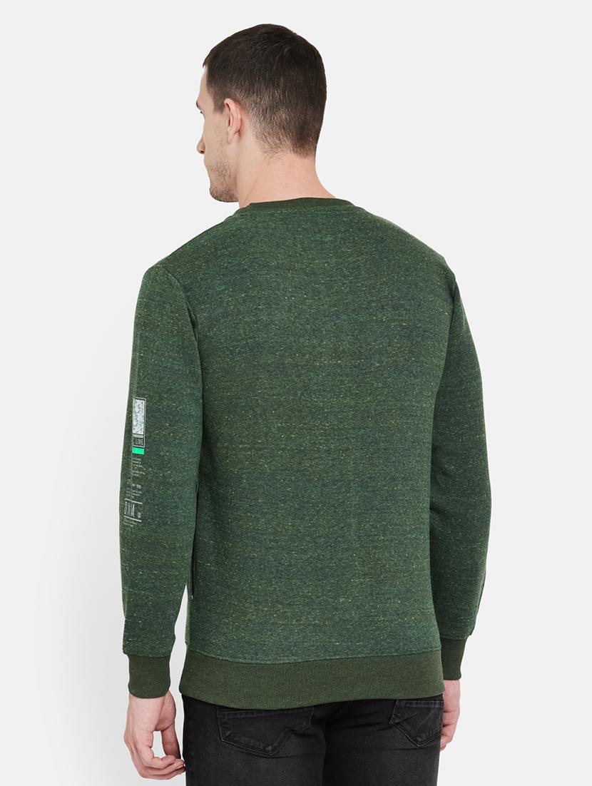 green printed sweatshirt - 17997239 - Standard Image - 2