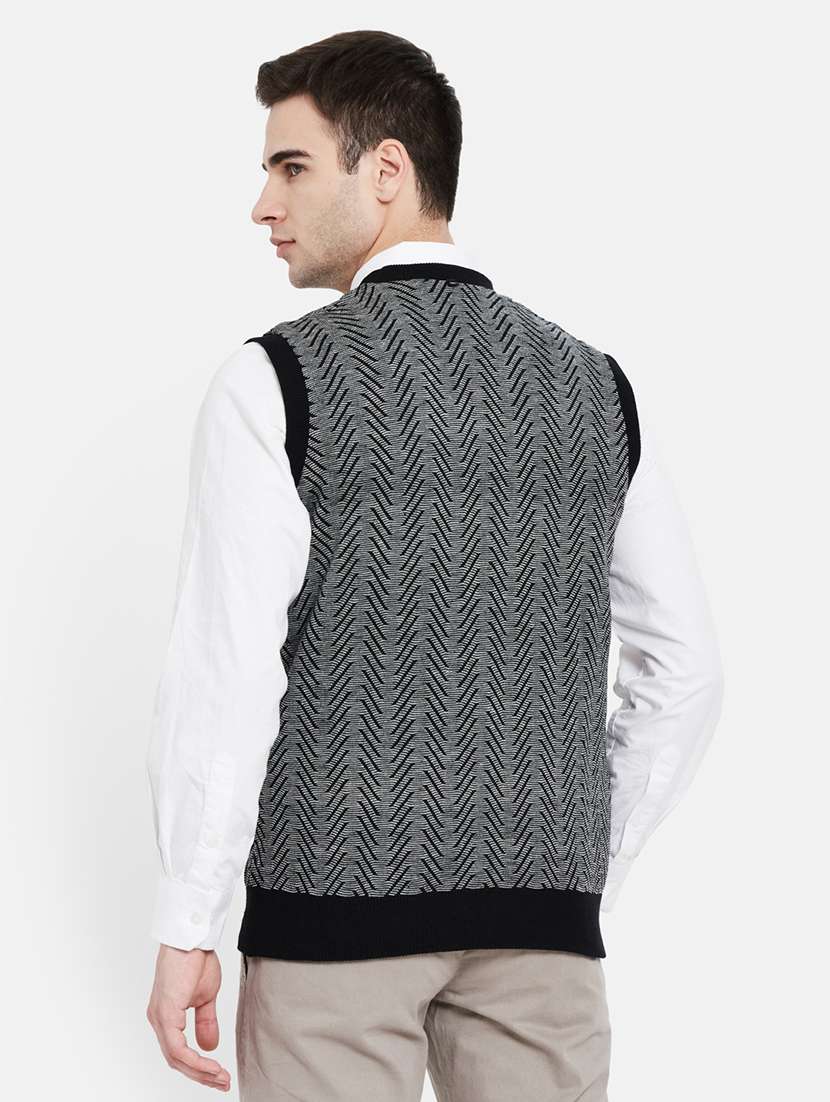 black printed reversible pullover - 17997318 - Standard Image - 2