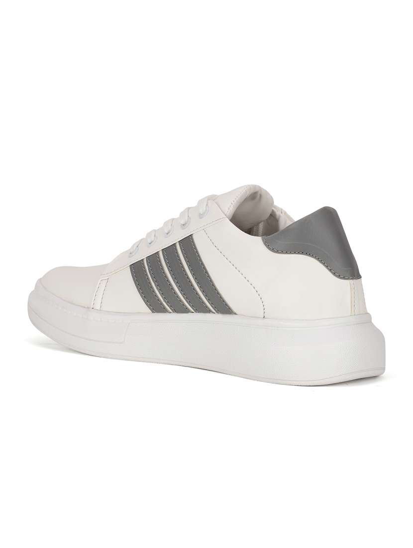 white lace up sneakers - 17997420 -  Standard Image - 2