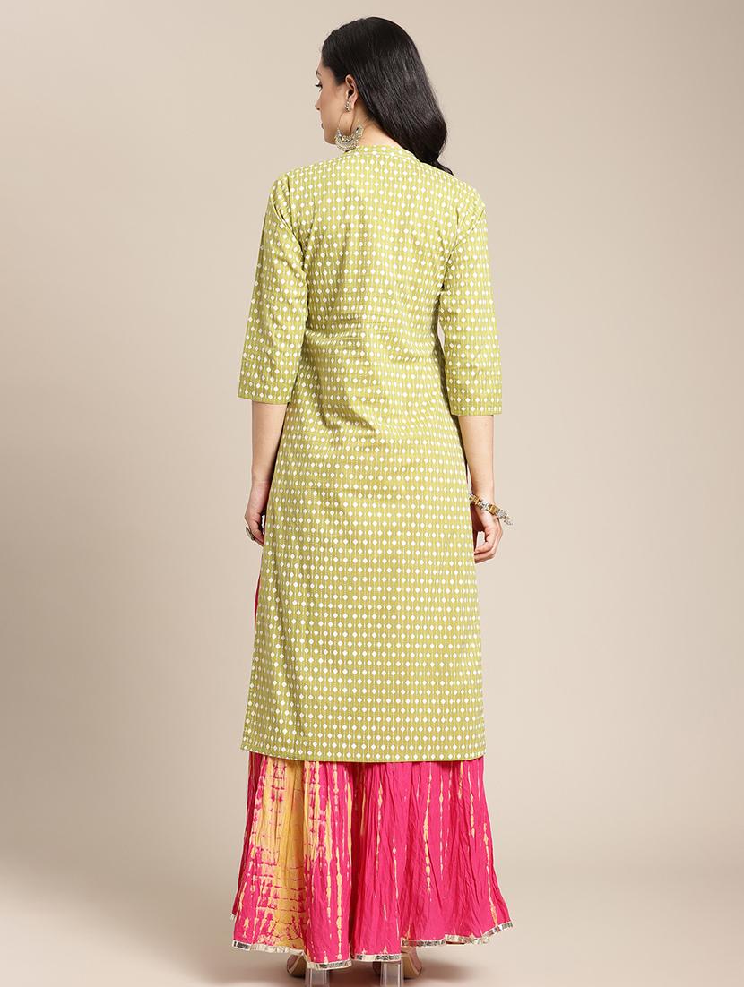 women's straight kurta - 17997959 - Standard Image - 2