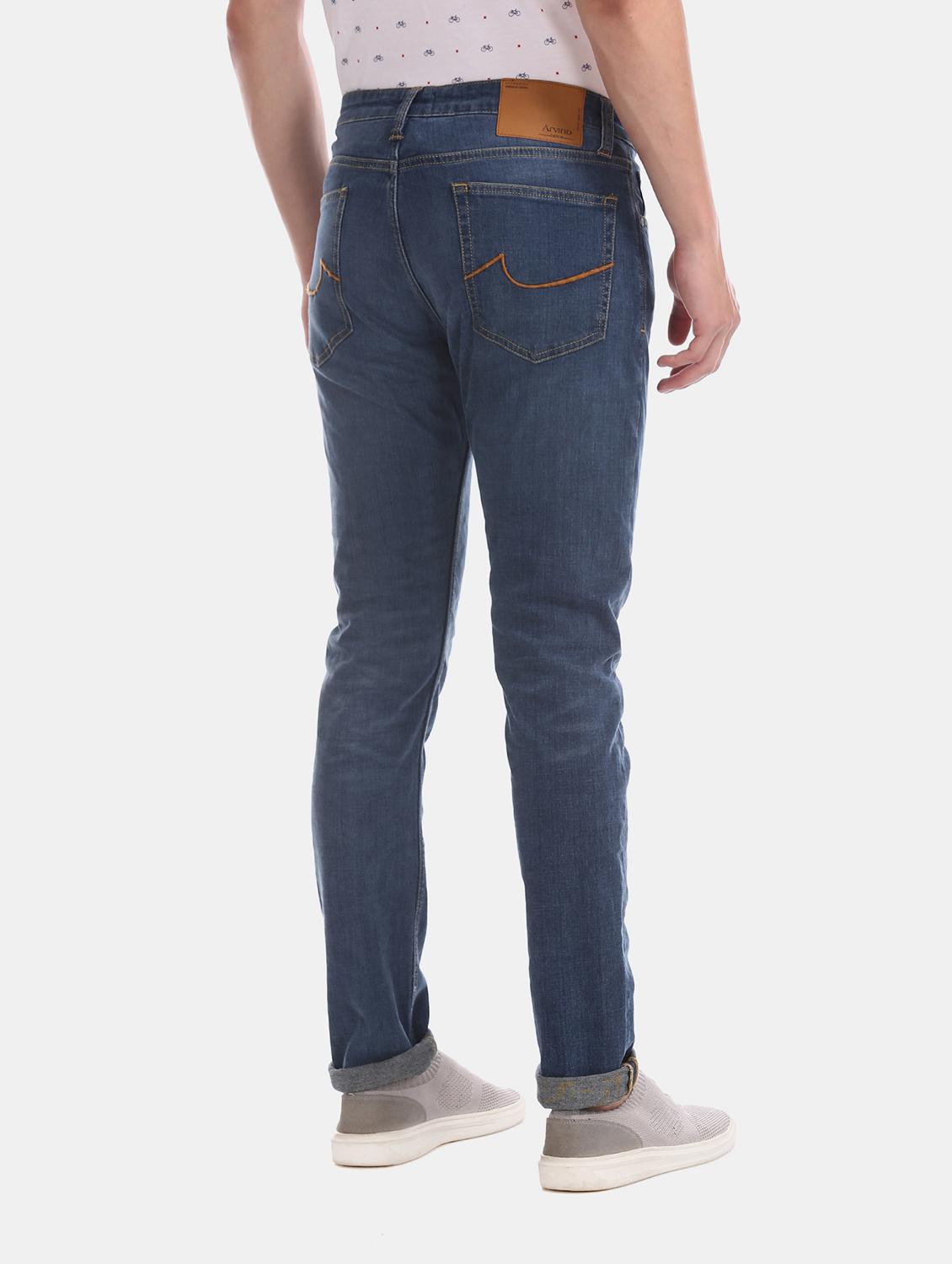 dark solid stone washed jean - 17999750 - Standard Image - 2