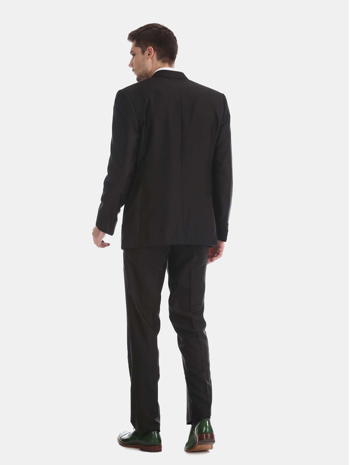 black self design single breasted suit - 17999935 -  Standard Image - 2