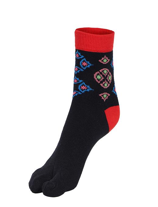 ankii cotton self design women premium ankle socks with thumb, pack of 3 - 18000162 - Standard Image - 2