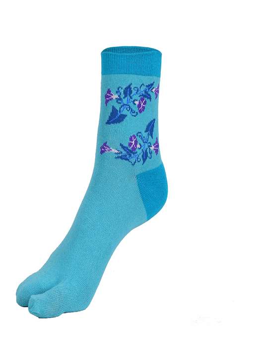 ankii cotton floral premium women ankle socks with thumb, pack of 3 - 18000180 -  Standard Image - 2