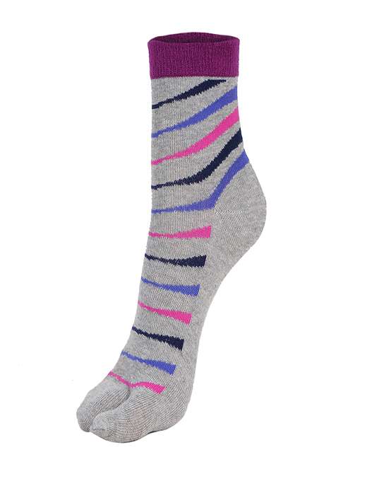 ankii cotton self design women premium ankle socks with thumb, pack of 3 - 18000182 -  Standard Image - 2