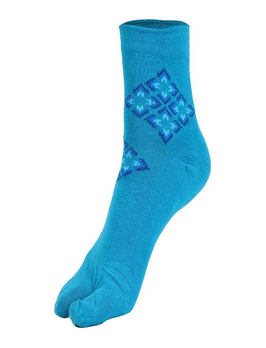 ankii cotton self design women premium ankle socks with thumb, pack of 3 - 18000396 -  Standard Image - 2