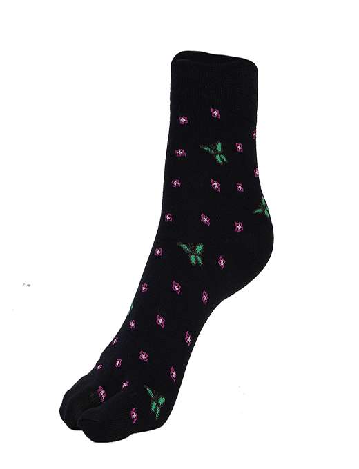 ankii cotton self design women premium ankle socks with thumb, pack of 3 - 18000410 -  Standard Image - 2