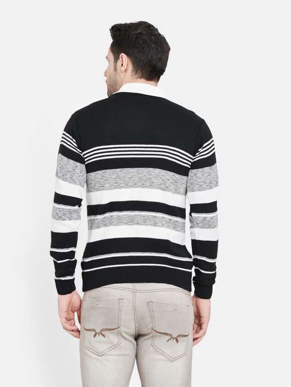 black striped pullover - 18000599 -  Standard Image - 2