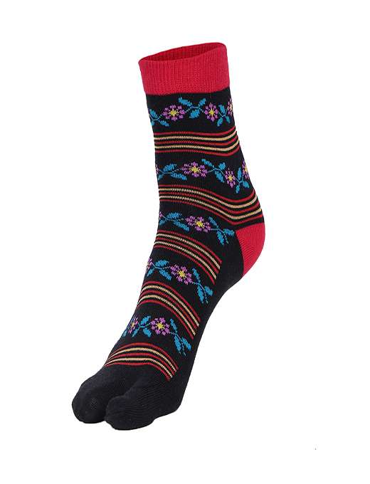 ankii cotton self design women premium ankle socks with thumb, pack of 3 - 18000673 -  Standard Image - 2