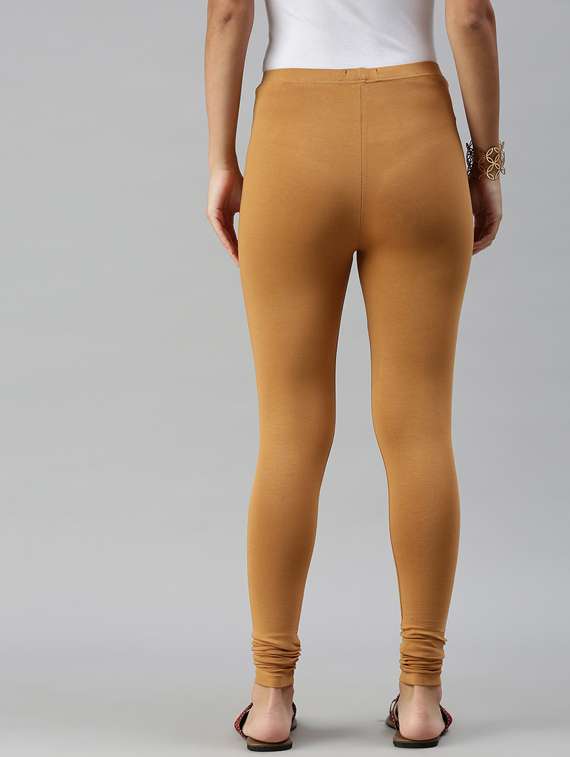 beige solid legging - 18000785 - Standard Image - 2