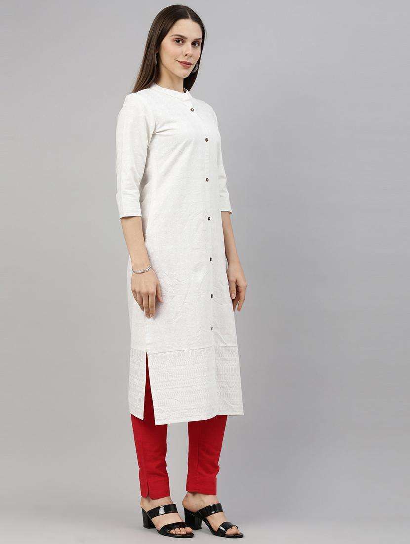 women's front slit kurta - 18002827 -  Standard Image - 2