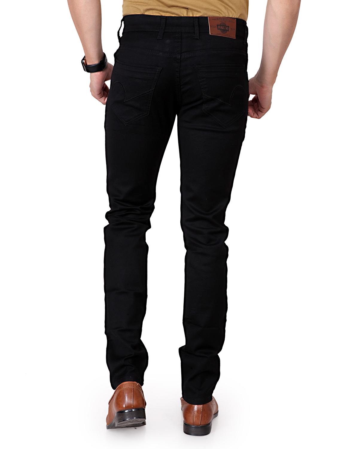 mens slim fit plain jeans - 18003478 - Standard Image - 2