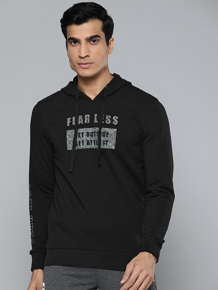 black printed sweatshirt - 18003703 -  Zoom Image - 0