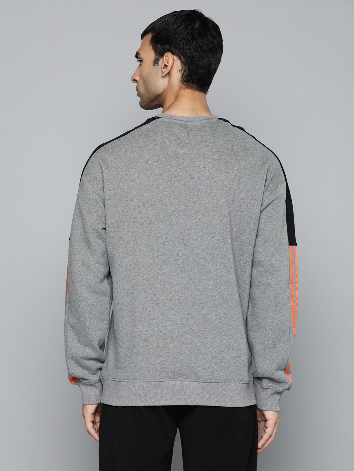 grey printed sweatshirt - 18003704 - Standard Image - 2