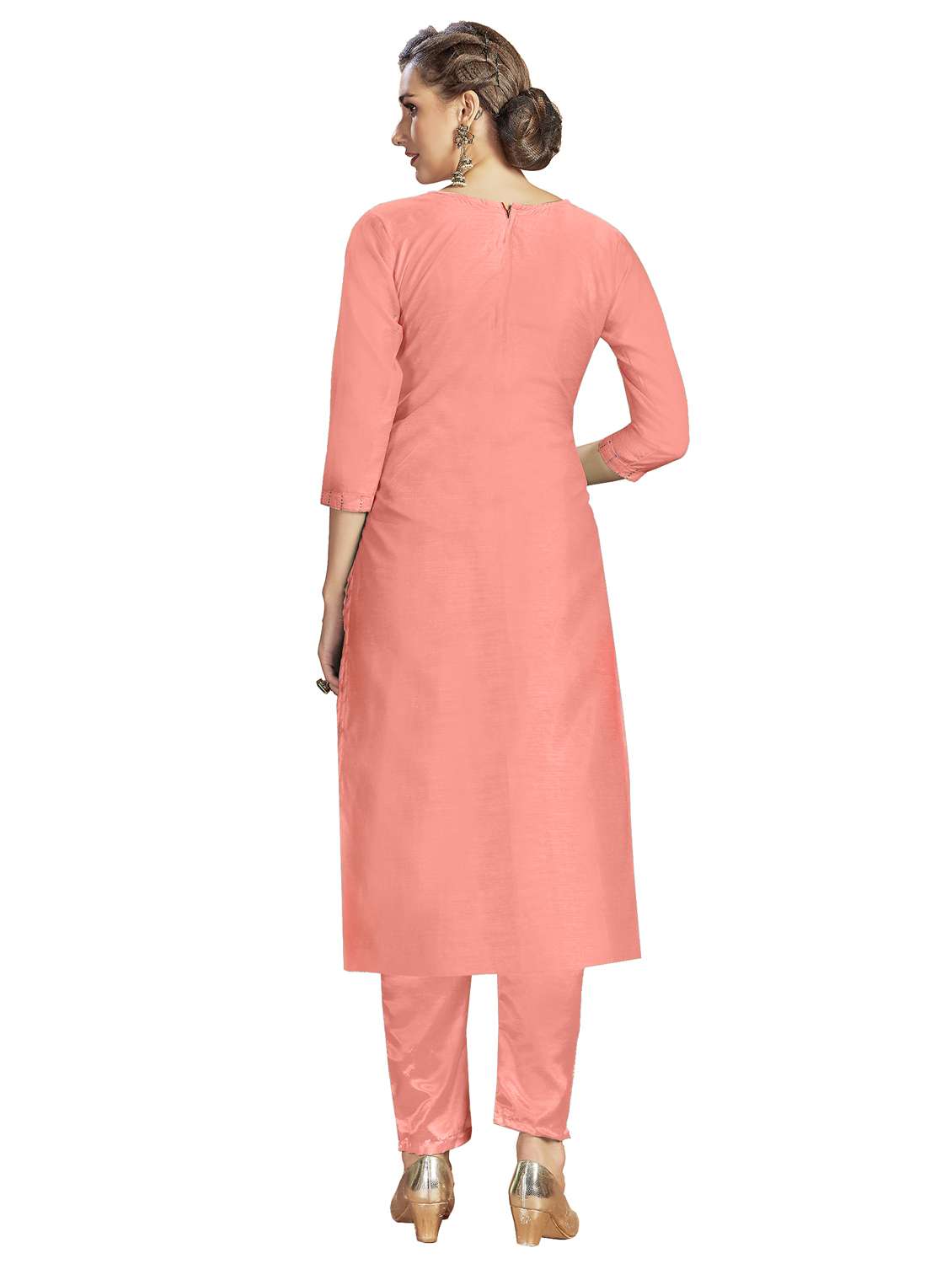 embroidered unstitched suit set  - 18005271 -  Standard Image - 2