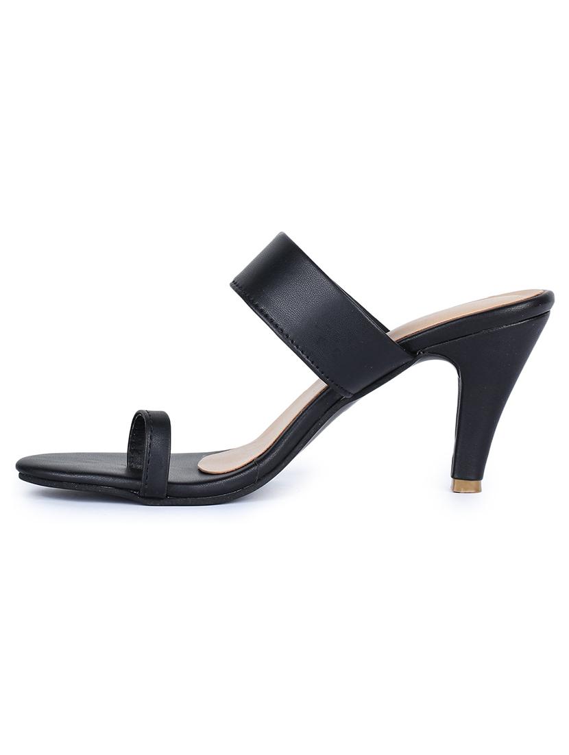 black one toe sandal - 18005337 - Standard Image - 2