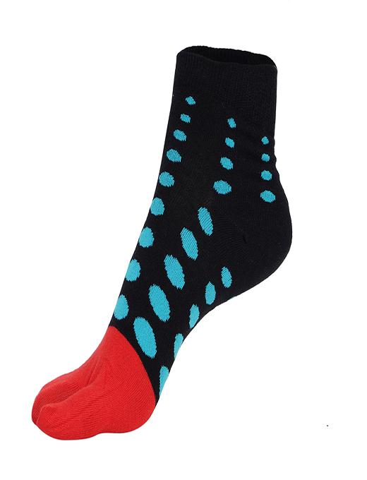ankii cotton self design premium women socks with thumb, pack of 3 - 18006603 - Standard Image - 2