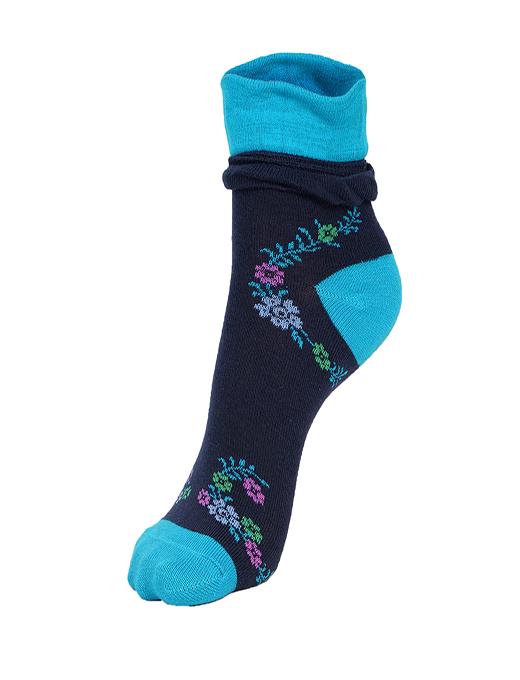 ankii cotton self design women premium ankle socks, pack of 3 - 18006816 - Standard Image - 2