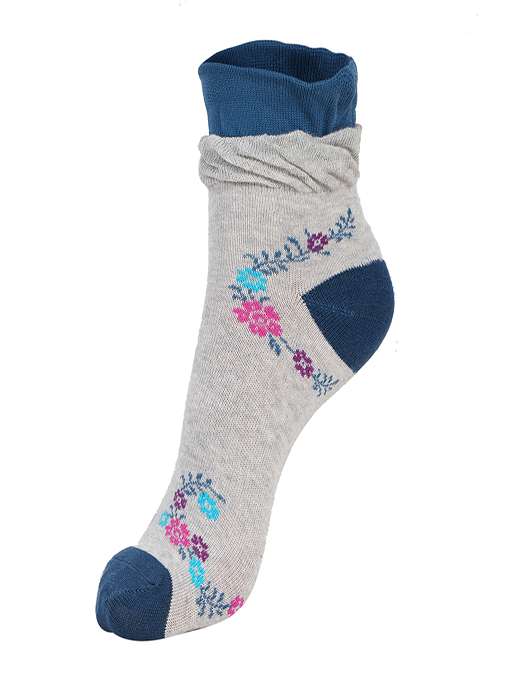 ankii cotton self deign women premium ankle socks, pack of 3 - 18006818 -  Standard Image - 2