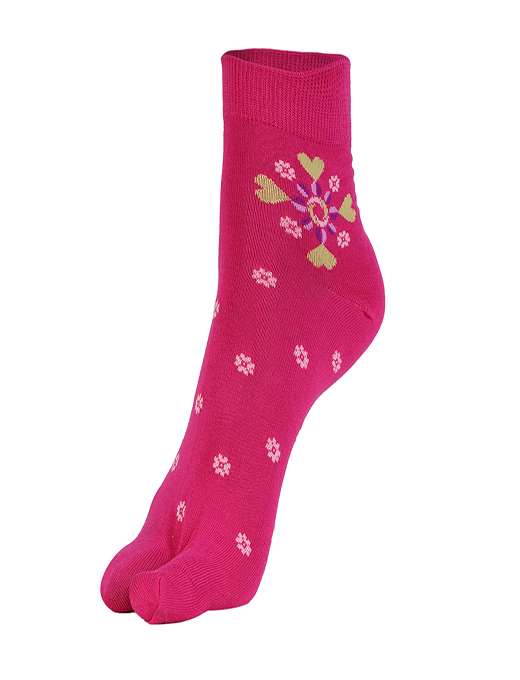 ankii cotton self design premium women socks with thumb, pack of 3 - 18006875 -  Standard Image - 2