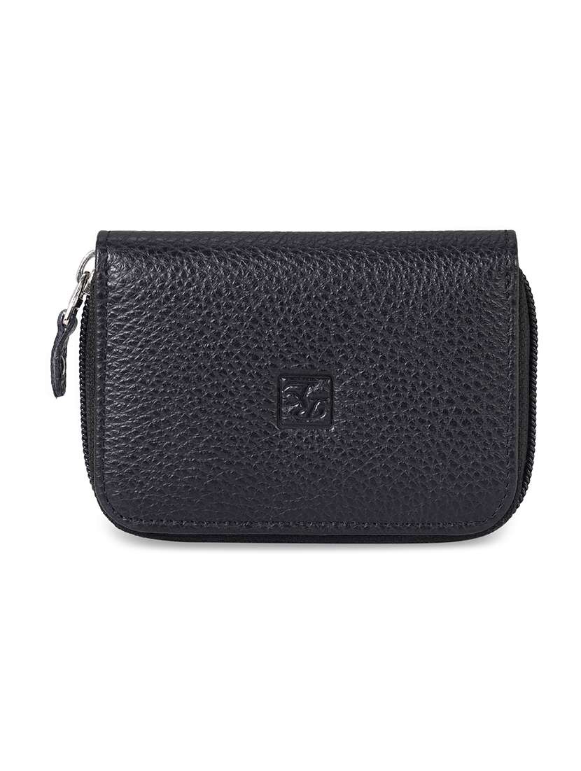 black leather card holder - 18007225 -  Zoom Image - 0