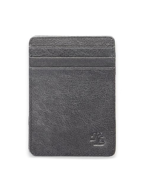 black leather card holder - 18007251 - Standard Image - 0