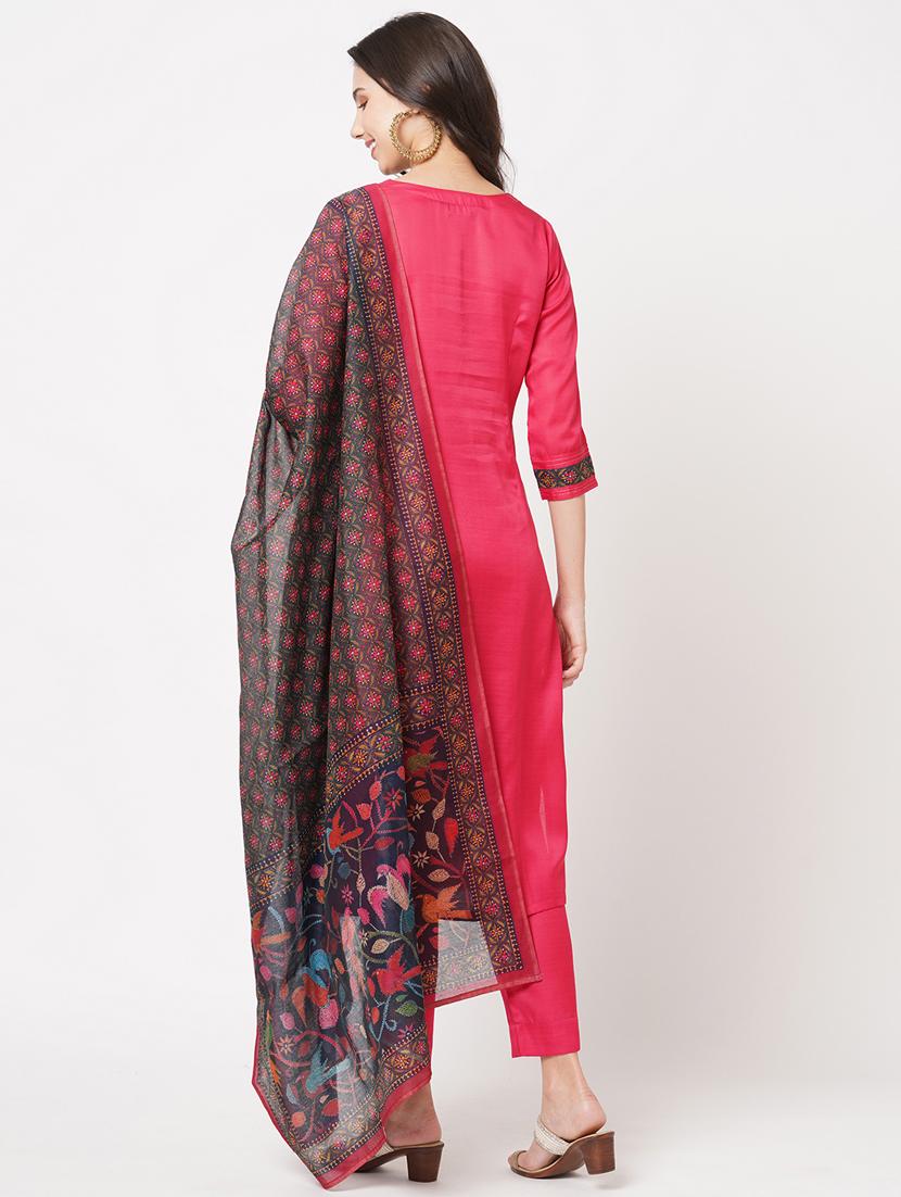 solid semi-stitched suit set - 18008526 - Standard Image - 2