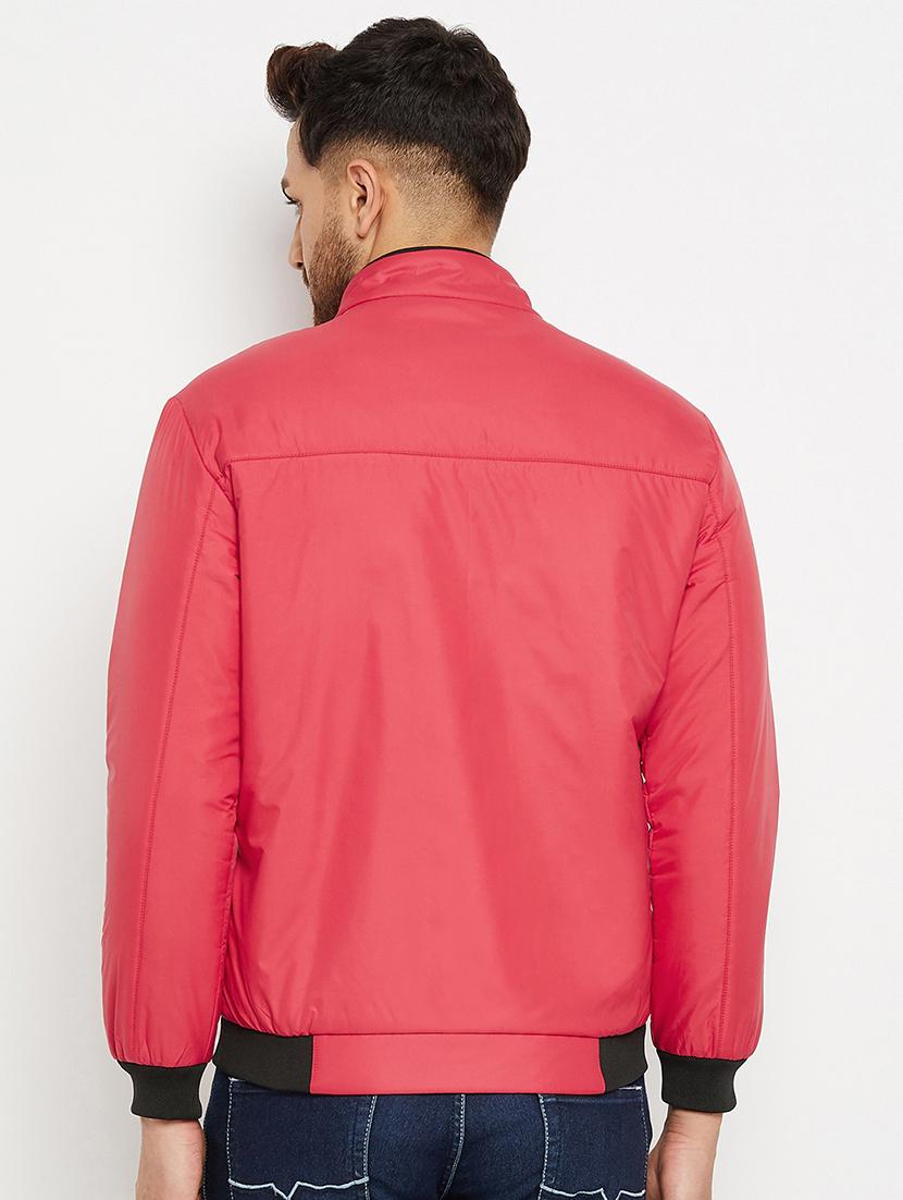 red solid bomber jacket - 18009891 - Standard Image - 2