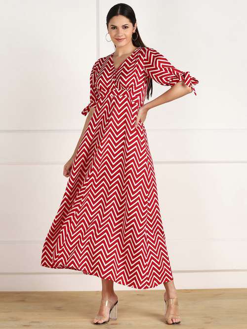 women's printed dress - 18010947 - Standard Image - 0