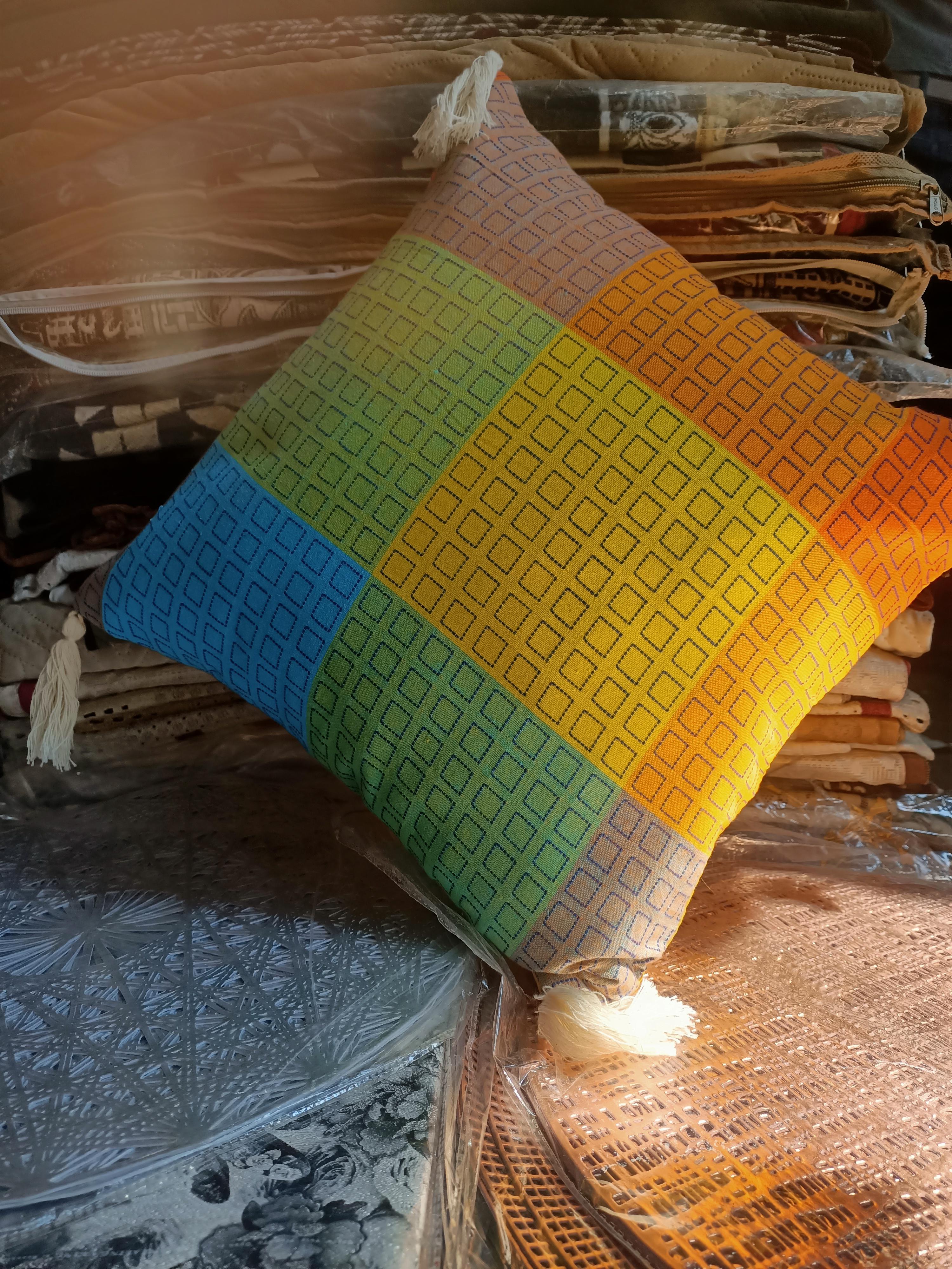 cotton pillow cover 5 pec - 18011622 - Standard Image - 2