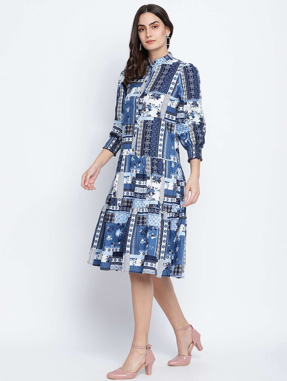 women's tiered dress  dress - 18013295 -  Standard Image - 2