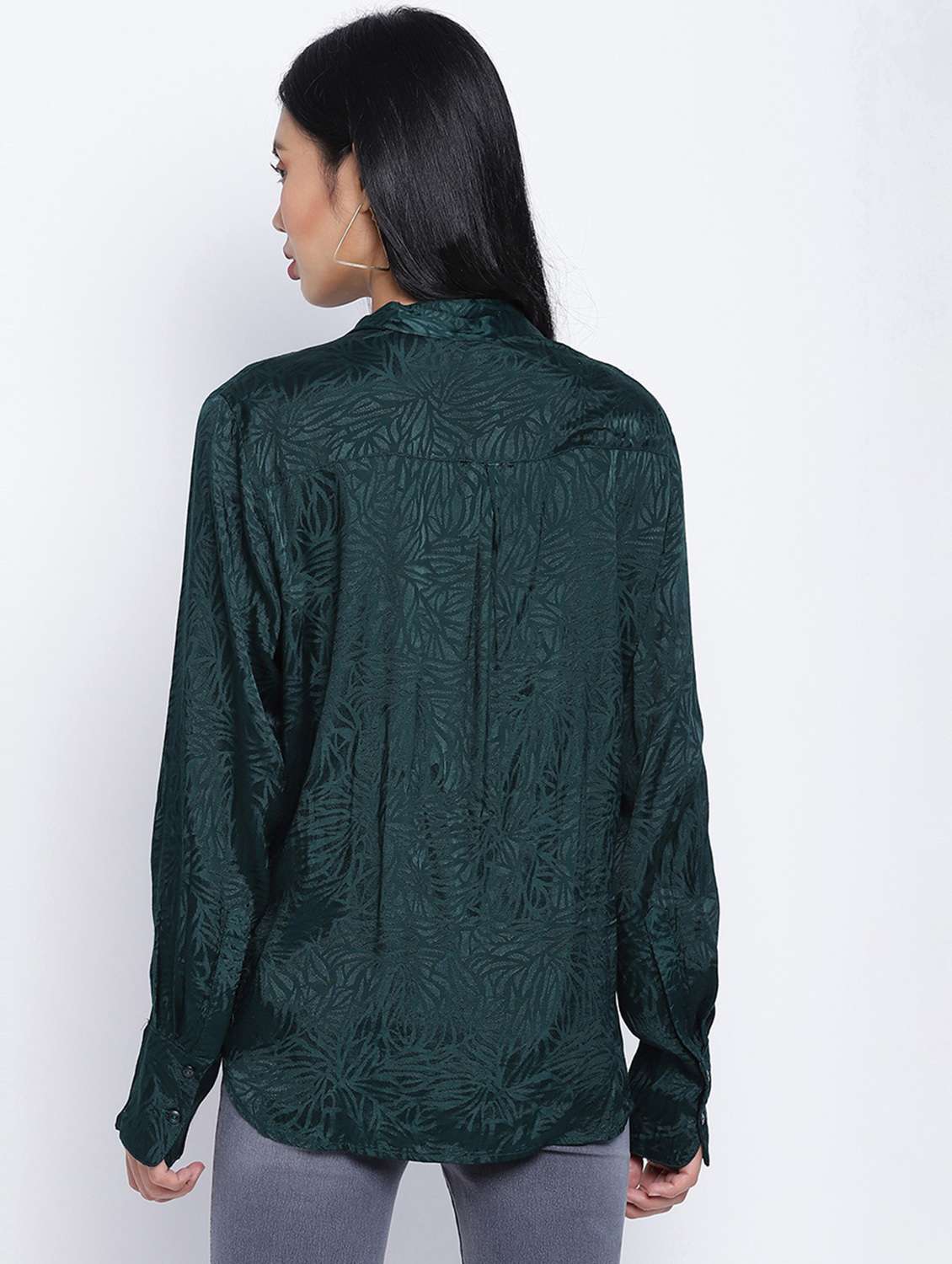 tie up neck printed top  - 18013325 -  Standard Image - 2