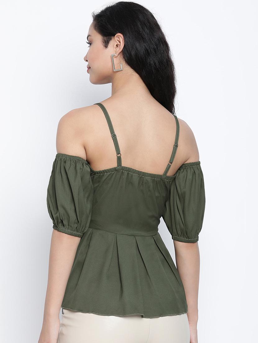 women's peplum sweetheart neck top - 18014739 - Standard Image - 2