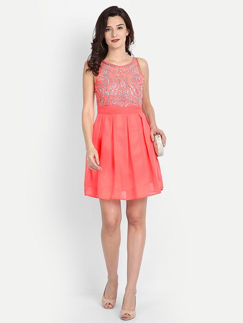 women's fit & flare  dress - 18014785 -  Standard Image - 0