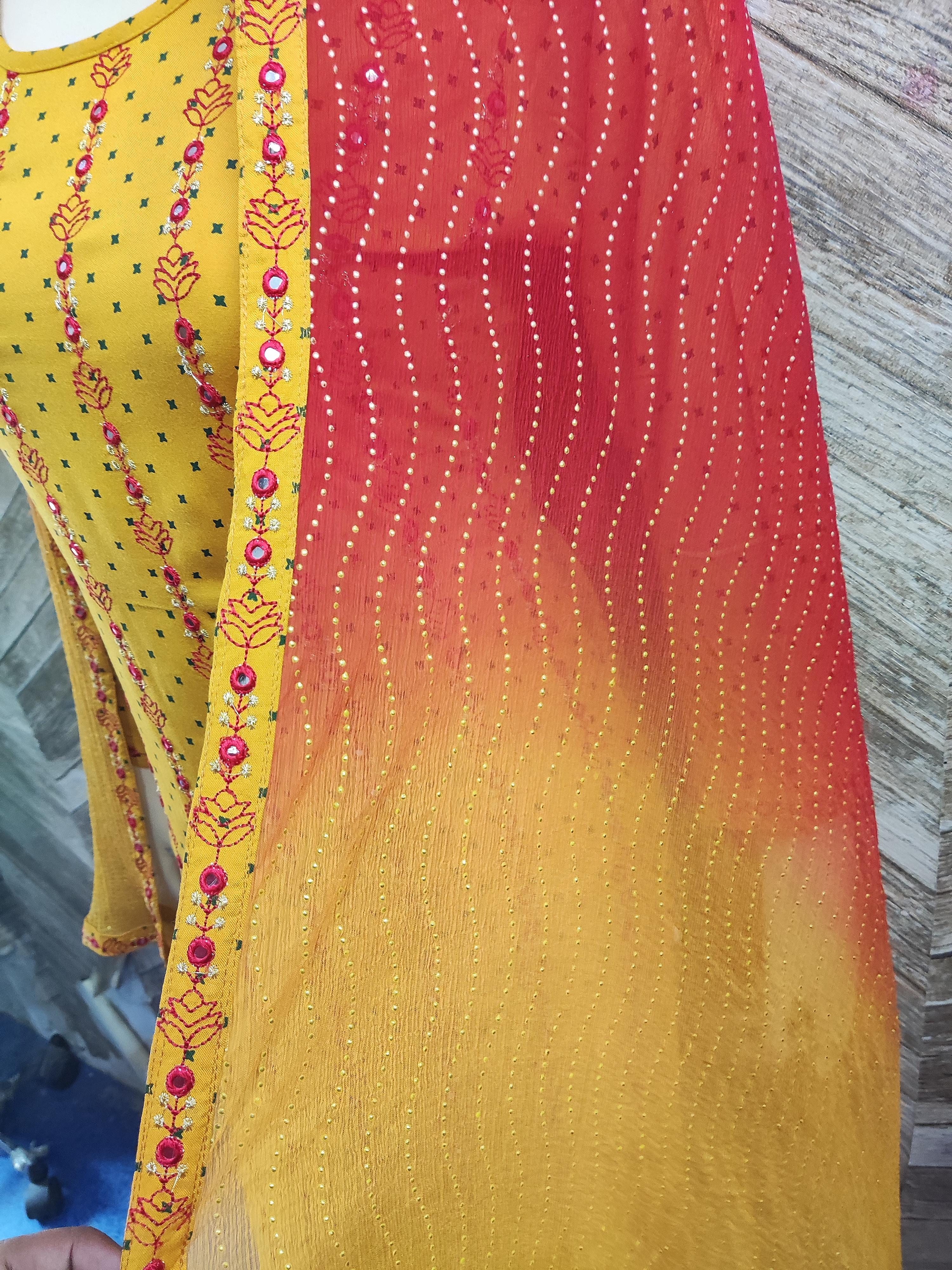 kurti +pant + dupatta whole sale - 18015714 - Standard Image - 2