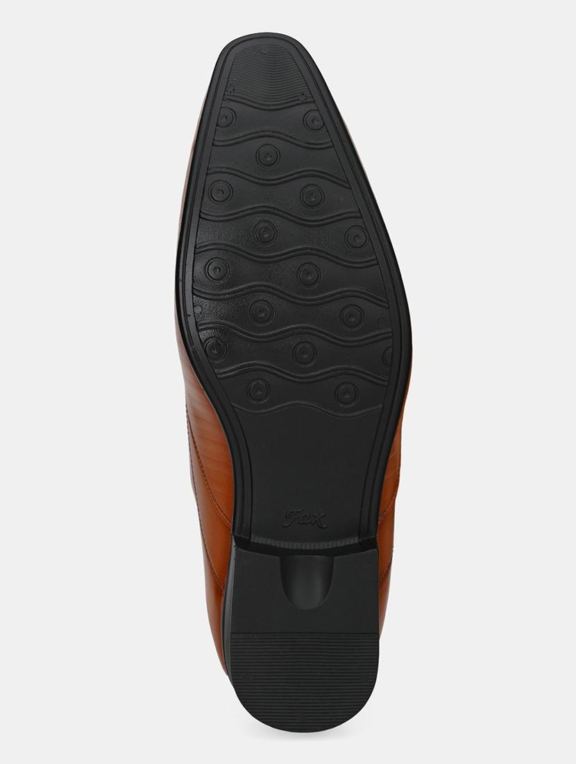 tan leatherette slip on ons - 18016099 - Standard Image - 2