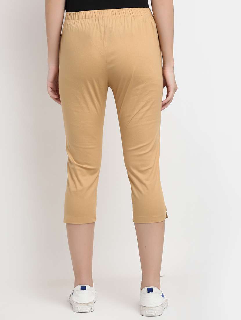 mid rise solid capri - 18016418 -  Standard Image - 2