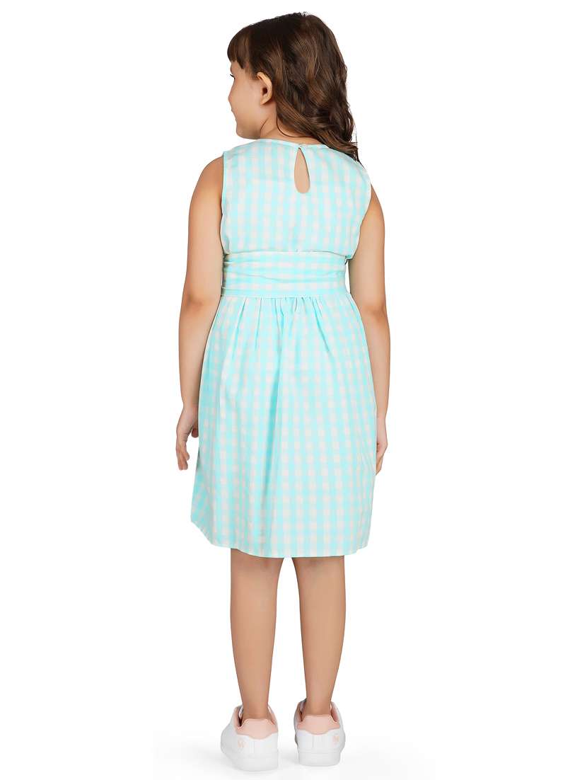 girls round neck sleeveless frock - 18019503 -  Standard Image - 2