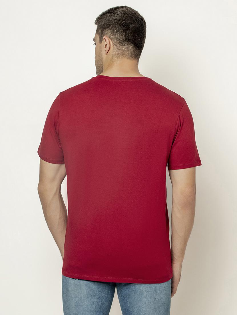 men solid round neck t-shirt - 18020077 - Standard Image - 2
