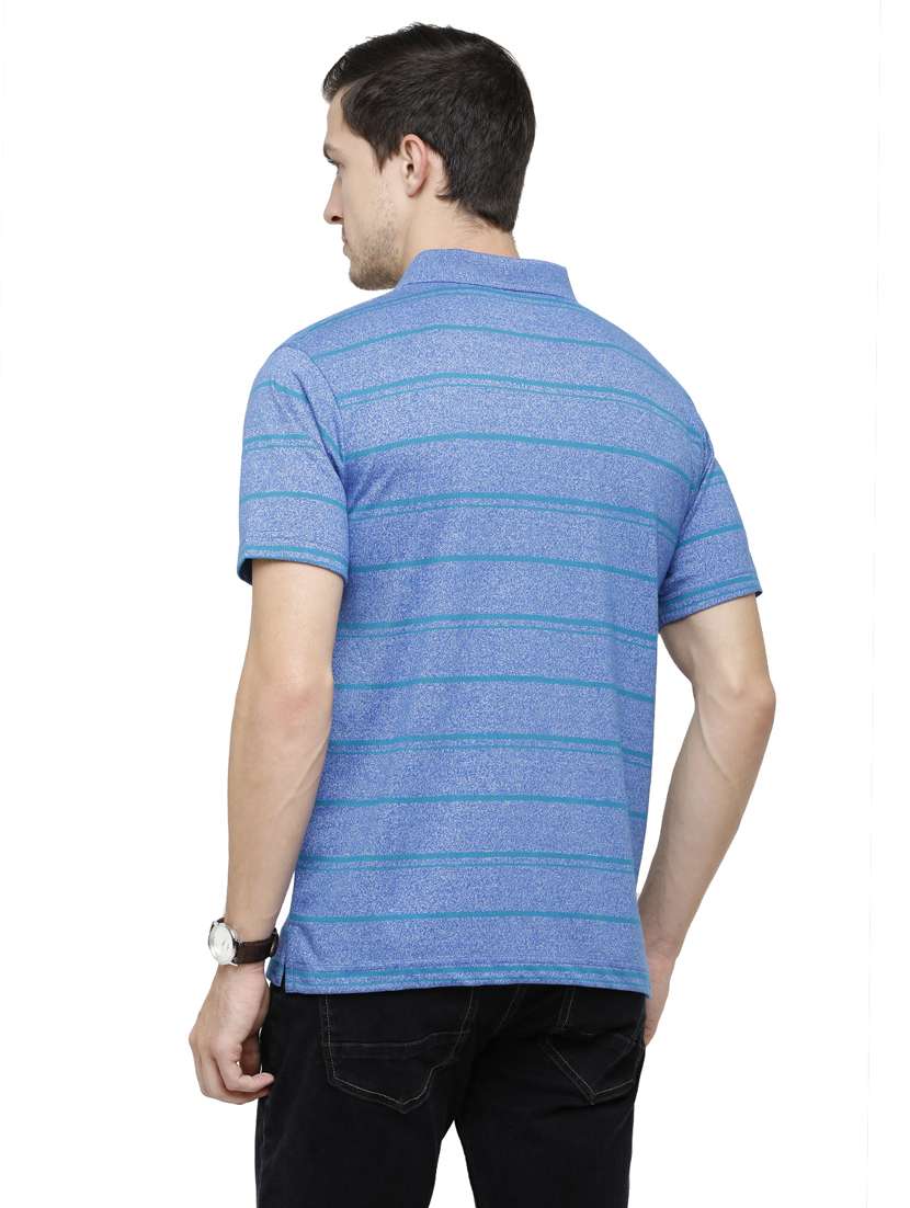 blue striped polo t-shirt - 18020286 -  Standard Image - 2