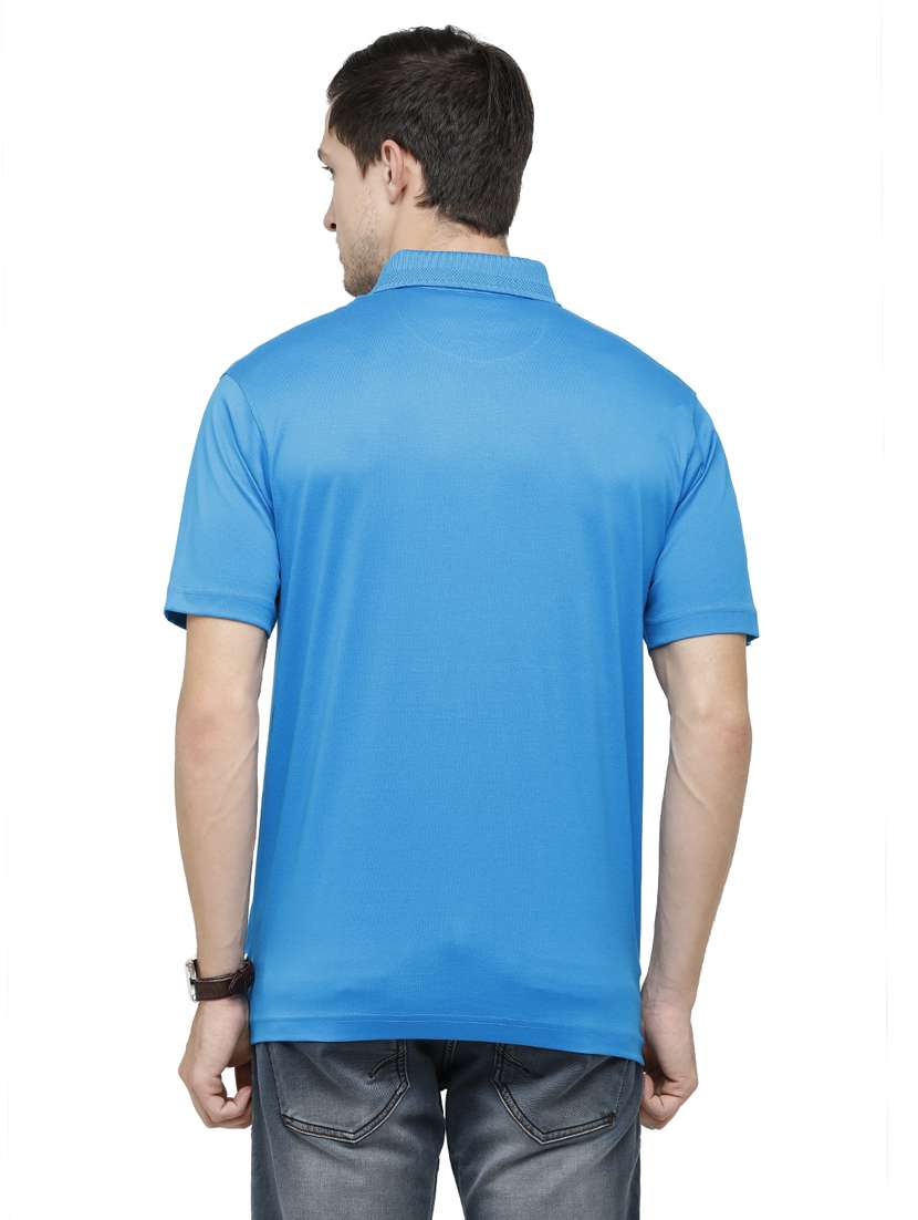 turquoise blue polo t-shirt - 18020318 -  Standard Image - 2