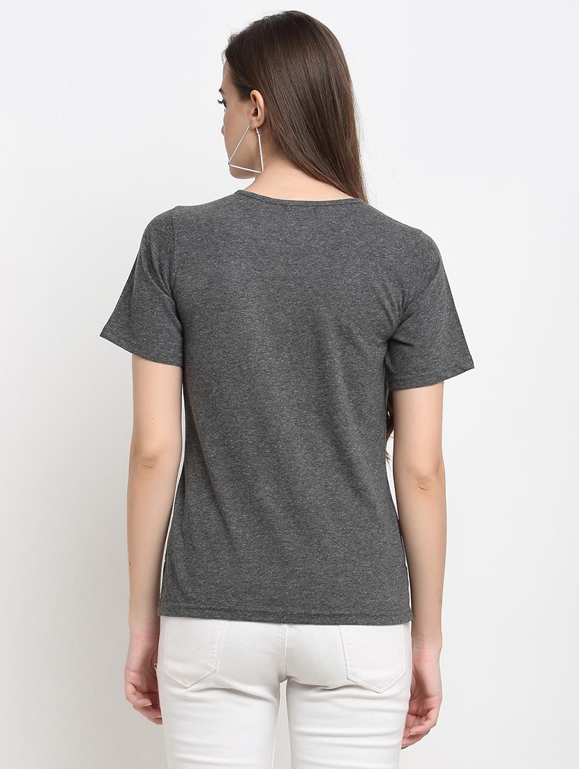 round neck solid tee - 18020355 - Standard Image - 2