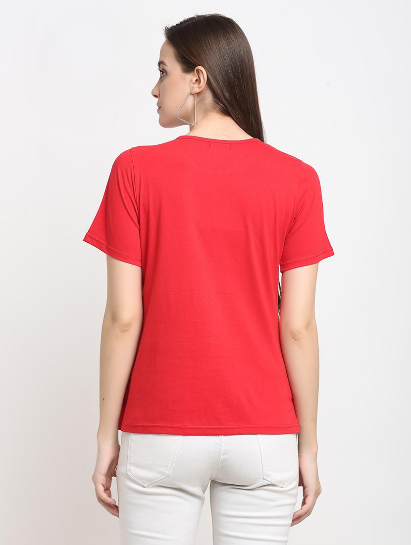 round neck solid tee - 18020357 - Standard Image - 2