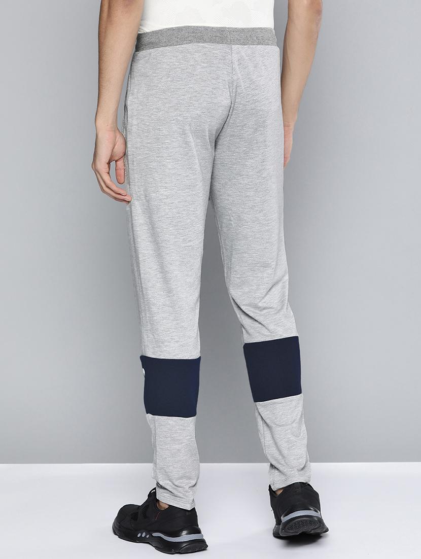 grey printed full length track pant - 18021120 - Standard Image - 2